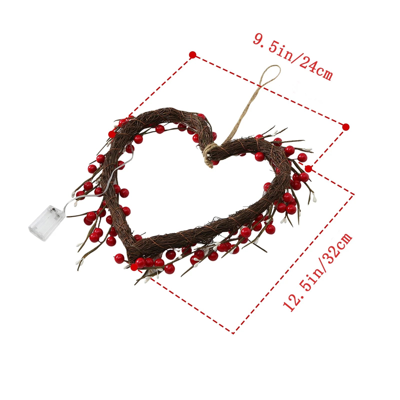 2D Flat Printing Valentines Day Sign Spread Love This Valentine'S Day with a Gorgeous Wooden Hanging Plaque: the Gift for Your Sweetheart