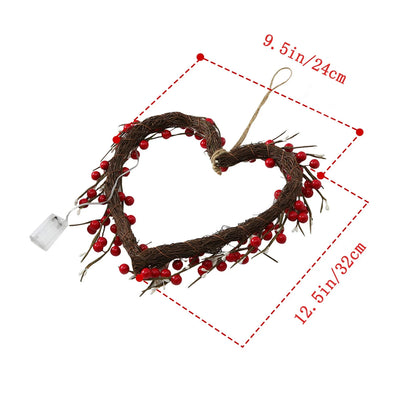 2D Flat Printing Valentines Day Sign Spread Love This Valentine'S Day with a Gorgeous Wooden Hanging Plaque: the Gift for Your Sweetheart