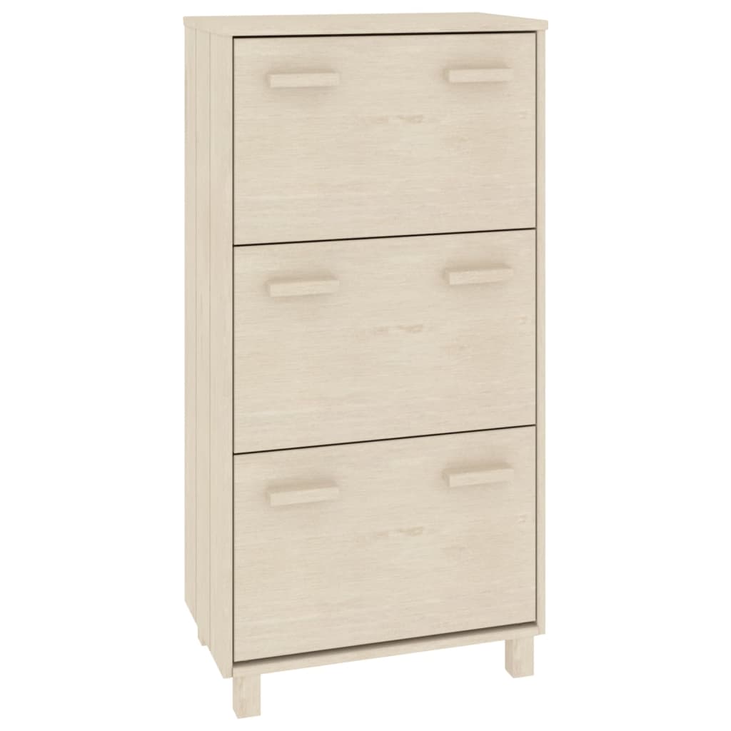 vidaXL Shoe Cabinet Shoe Organizer Storage with 3 Flip Drawers Hall Cabinet