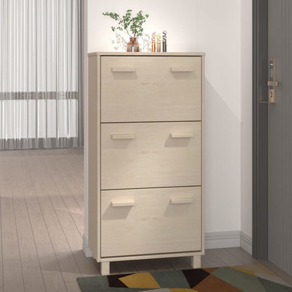 vidaXL Shoe Cabinet Shoe Organizer Storage with 3 Flip Drawers Hall Cabinet